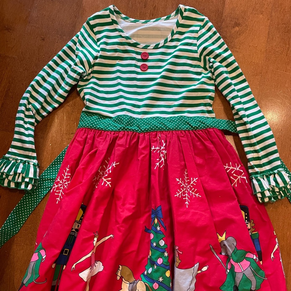 Christmas dress. Girls sz 8-10